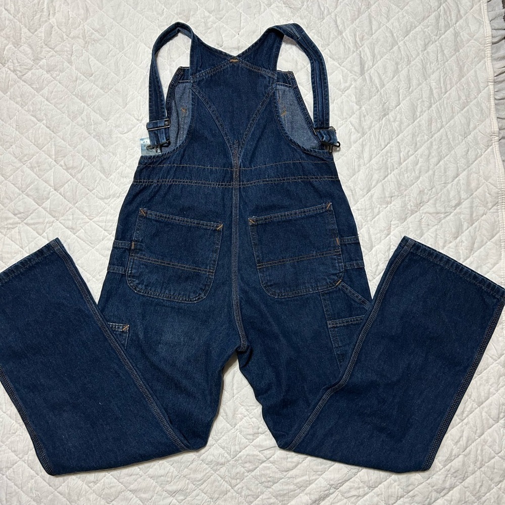 Carhartt Womens Blue Denim Overalls - Picture 7 of 8